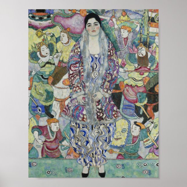 Portrait of Friederike Maria Beer — Gustav Klimt Poster (Front)