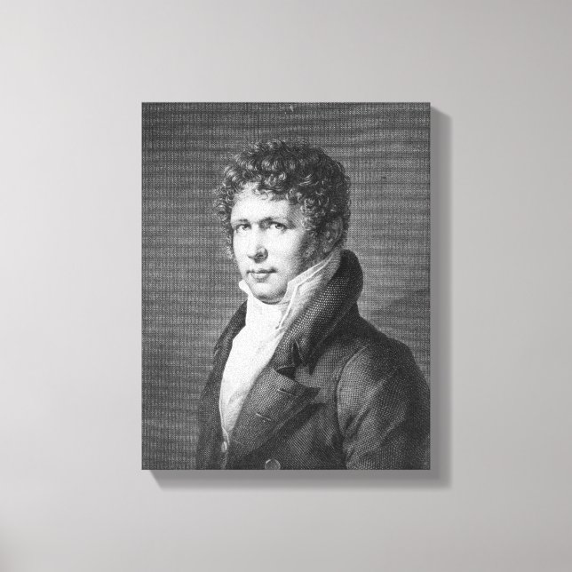 Portrait of Friedrich Heinrich Alexander Canvas Print (Front)