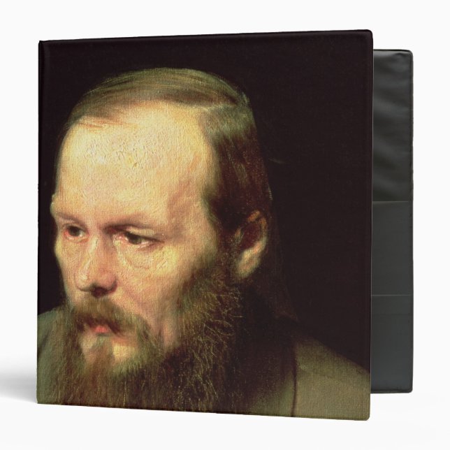 Portrait of Fyodor Dostoyevsky  1872 Binder (Front/Inside)