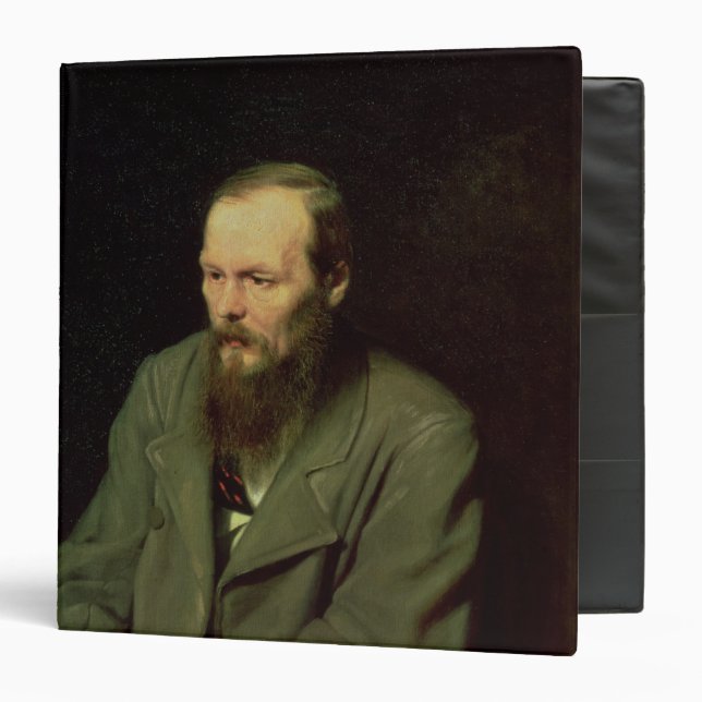 Portrait of Fyodor Dostoyevsky  1872 Binder (Front/Inside)