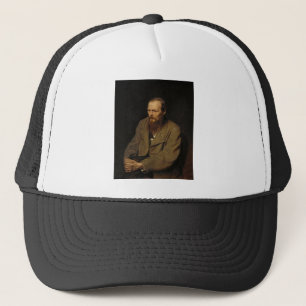 Portrait of Fyodor Dostoyevsky by Vasily Perov Trucker Hat