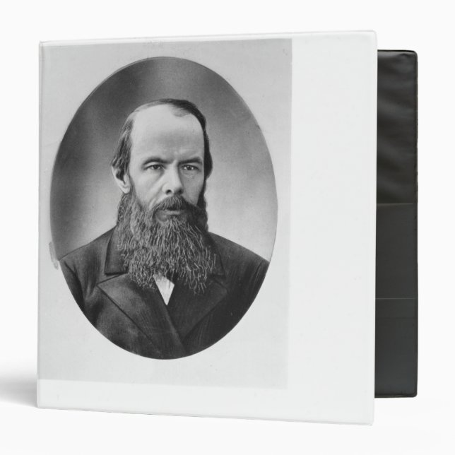 Portrait of Fyodor Mikhailovich Dostoyevsky Binder (Front/Inside)