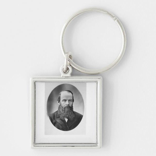 Portrait of Fyodor Mikhailovich Dostoyevsky Keychain (Front)
