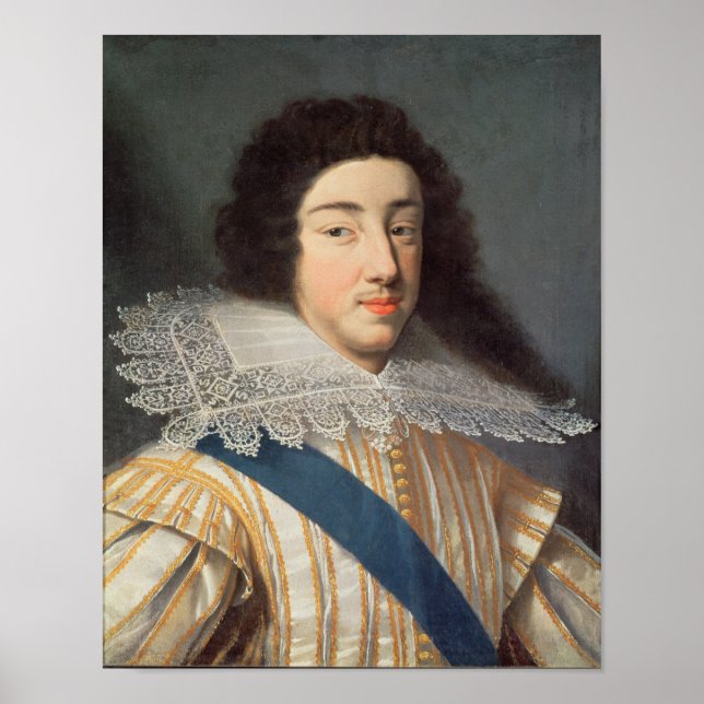 Portrait of Gaston d'Orleans Poster (Front)