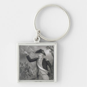 Portrait of General Francis Marion at the Battle o Keychain