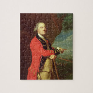 Portrait of General Thomas Gauge, c.1768 (oil on Jigsaw Puzzle