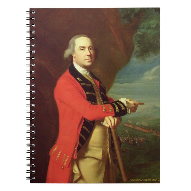 Portrait of General Thomas Gauge, c.1768 (oil on Notebook (Front)