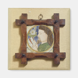 Portrait of Geoffrey Chaucer (c.1340-1400) (cerami Magnet