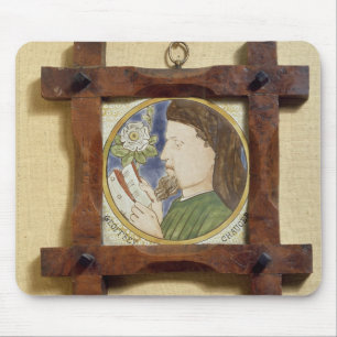 Portrait of Geoffrey Chaucer (c.1340-1400) (cerami Mouse Pad