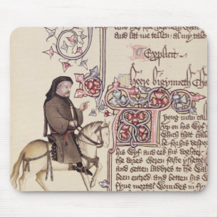 Portrait of Geoffrey Chaucer facsimile from Mouse Pad