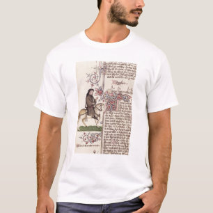 Portrait of Geoffrey Chaucer  facsimile from T-Shirt