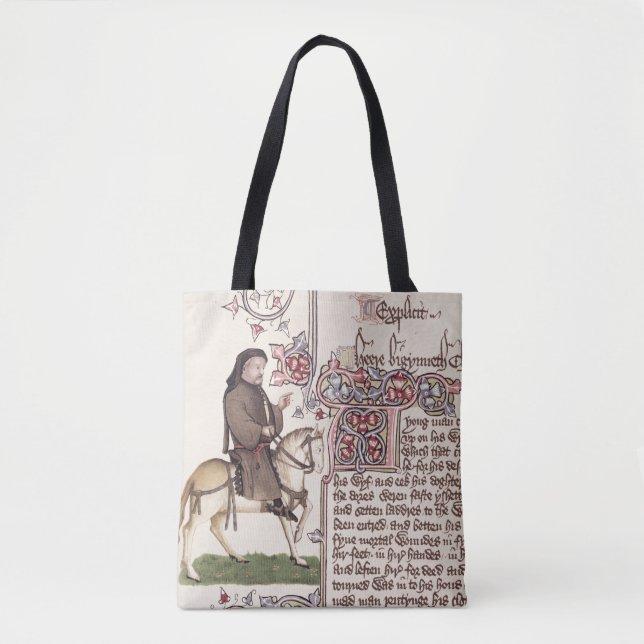 Portrait of Geoffrey Chaucer  facsimile from Tote Bag (Front)