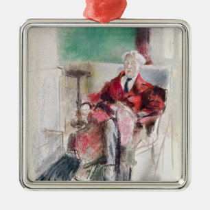 Portrait of George Moore c.1920 Metal Ornament