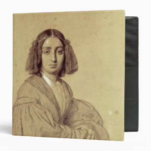Portrait of George Sand  1837 Binder