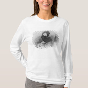 Portrait of George Sand behind her fan T-Shirt