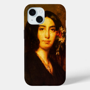 Portrait of George Sand by Auguste Charpentier iPhone 15 Case