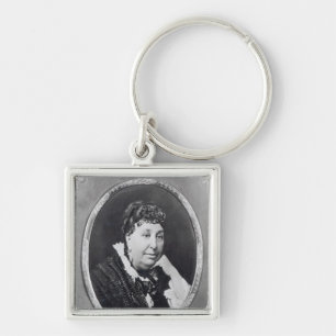 Portrait of George Sand Keychain