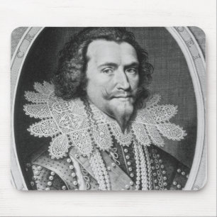 Portrait of George Villiers Mouse Pad