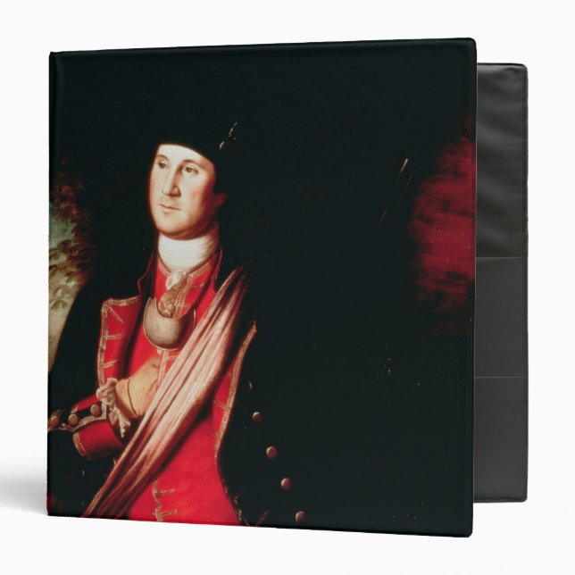 Portrait of George Washington  1772 Binder (Front/Inside)