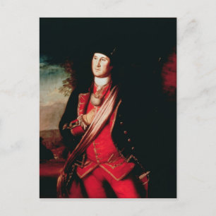 Portrait of George Washington  1772 Postcard