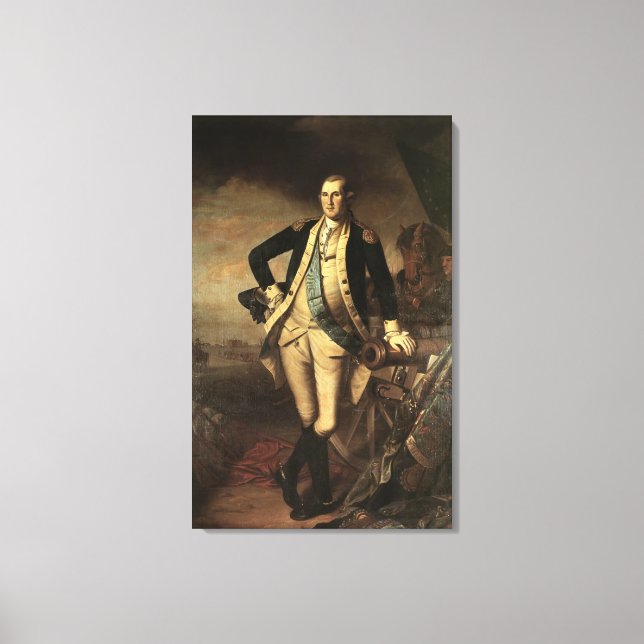 Portrait of George Washington, 1779 Canvas Print (Front)