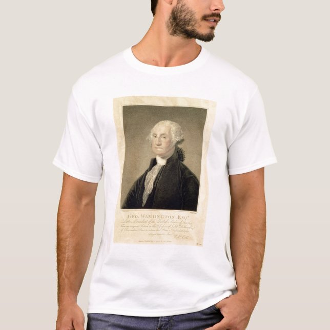 Portrait of George Washington, engraved by William T-Shirt (Front)