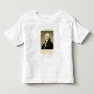 Portrait of George Washington, engraved by William Toddler T-shirt