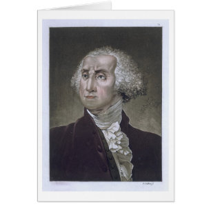 Portrait of George Washington, from 'Le Costume An