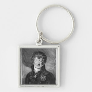 Portrait of Georges Cuvier Keychain