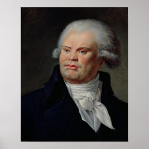 Portrait of Georges Danton Poster