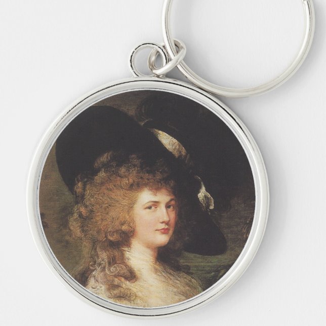 Portrait of Georgiana, Duchess of Devonshire Keychain (Front)