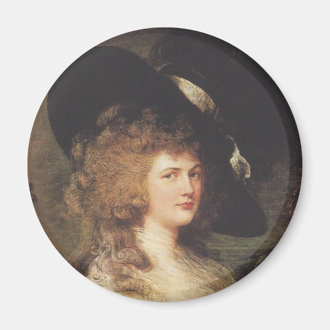 Portrait of Georgiana, Duchess of Devonshire Magnet (Front)