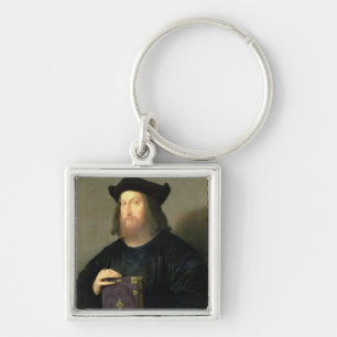 Portrait of Gian Giorgio Trissino (1478-1550) (oil Keychain