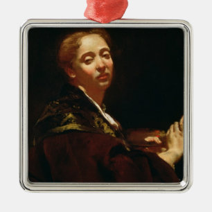 Portrait of Giulia Lama (fl.1728) Metal Ornament