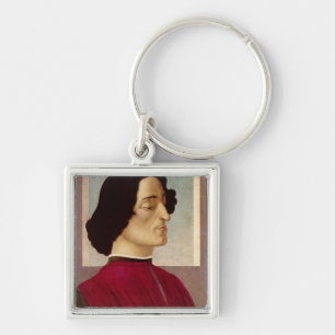 Portrait of Giuliano de' Medici c.1480 Keychain