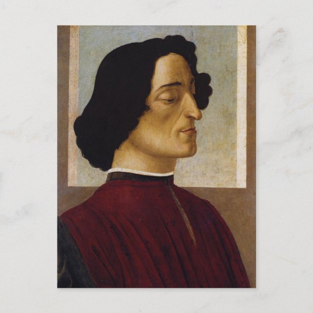 Portrait of Giuliano de' Medici Postcard (Front)