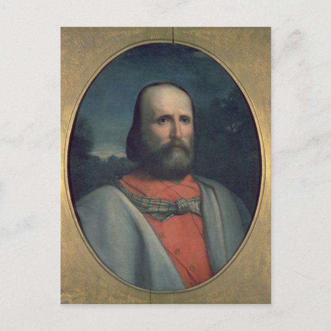 Portrait of Giuseppe Garibaldi 2 Postcard (Front)