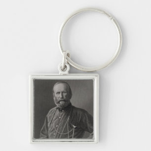Portrait of Giuseppe Garibaldi Keychain