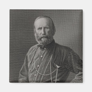 Portrait of Giuseppe Garibaldi Magnet