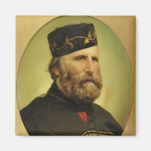 Portrait of Giuseppe Garibaldi Magnet