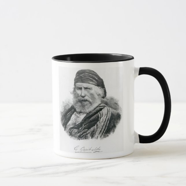 Portrait of Giuseppe Garibaldi Mug (Right)
