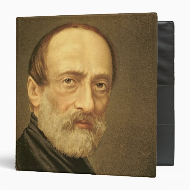 Portrait of Giuseppe Mazzini Binder (Front/Inside)