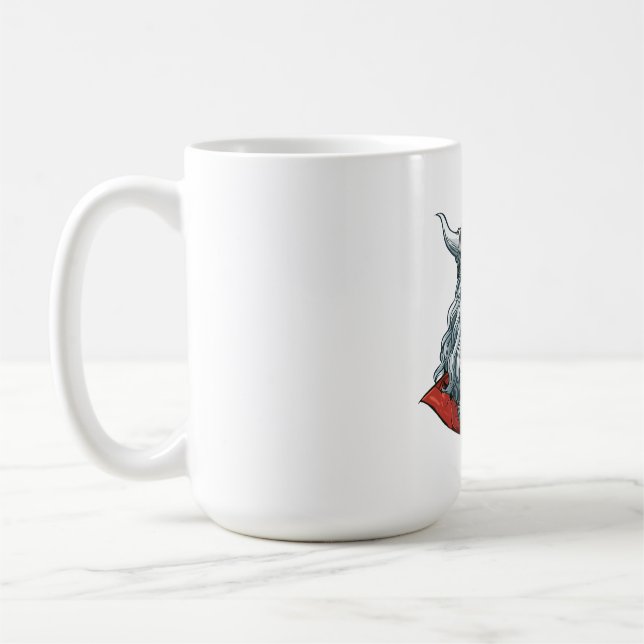 Portrait of God Odin Coffee Mug (Left)