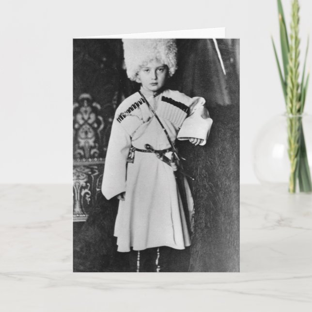 Portrait of Grand Duke Nicholas Mikhailovich Card (Front)