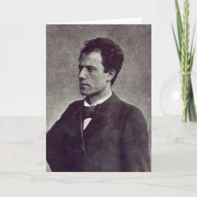 Portrait of Gustav Mahler, 1897 Card (Front)