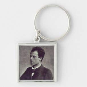 Portrait of Gustav Mahler, 1897 Keychain