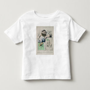 Portrait of Gustave Courbet (1819-77) illustration Toddler T-shirt