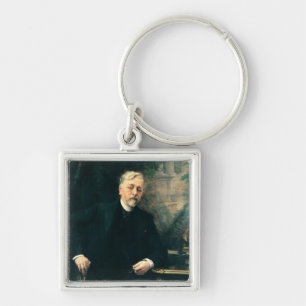 Portrait of Gustave Eiffel  1905 Keychain