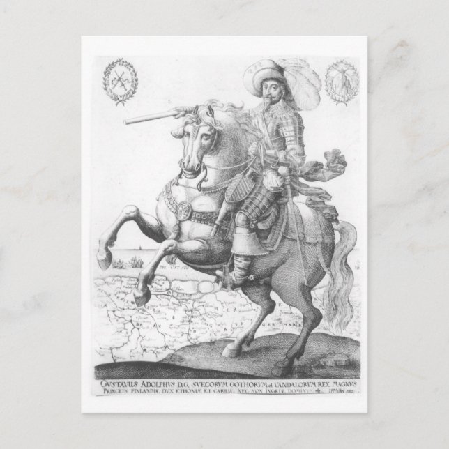 Portrait of Gustavus Adolphus II Postcard (Front)