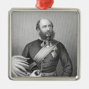 Portrait of H.R.H. The Duke of Cambridge Metal Ornament